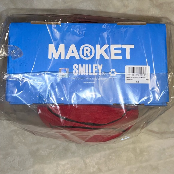 Market X Smiley Devil Plush Basketball - Picture 8 of 8